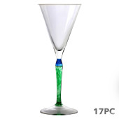 DANISH BALTIC SEA GLASS WINEGL