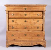 DANISH CLASSICAL PINE CHEST OF