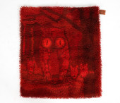 DANISH EGE RYA WOOL OWL RUG TA