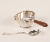Danish hammered silver saucebo