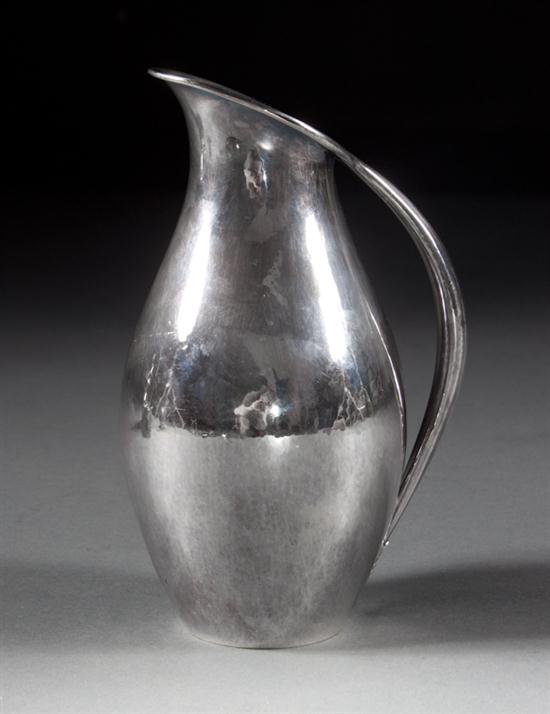Danish hammered sterling silver