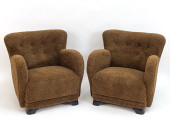 DANISH LAMBSWOOL LOUNGE CHAIRS