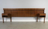 DANISH MCM TEAK BED HEADBOARDA