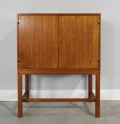DANISH MCM TEAK CABINET ON STA