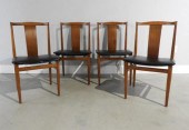 DANISH MCM TEAK DINING CHAIRSA