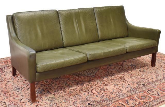 DANISH MID-CENTURY MODERN LEATHER