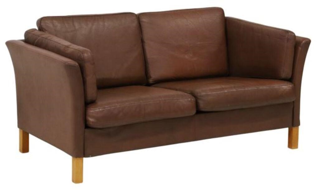DANISH MID-CENTURY MODERN LEATHER
