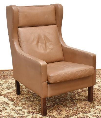 DANISH MID-CENTURY MODERN LEATHER