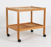 DANISH MID-CENTURY OAK ROLLING