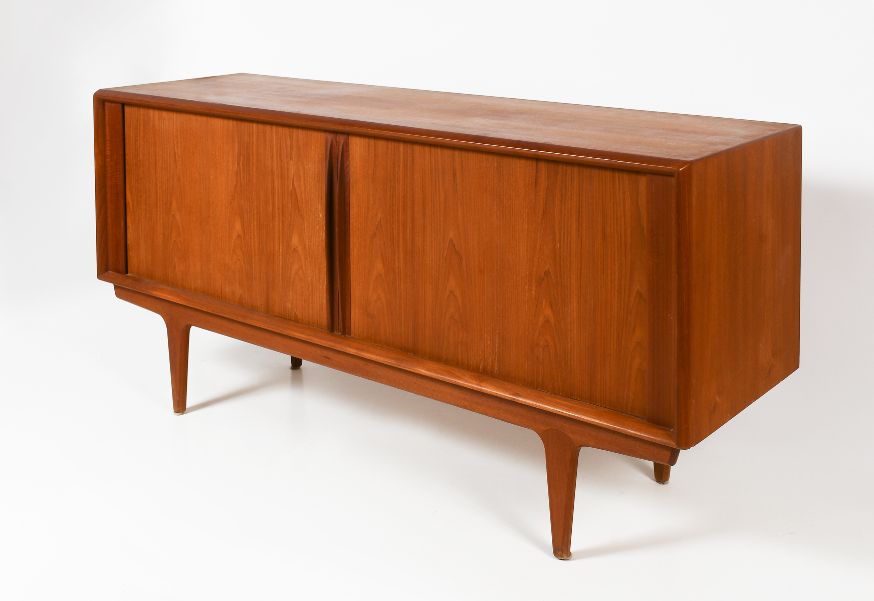 DANISH MID-CENTURY TEAK TAMBOUR