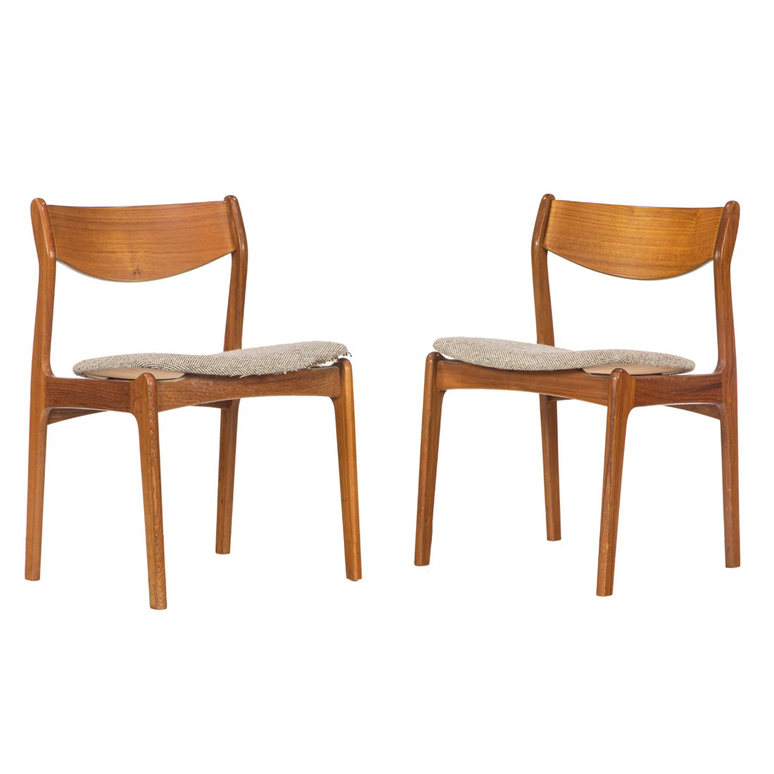 DANISH MODERN, CHAIRS, PAIR