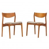 DANISH MODERN, CHAIRS, PAIR Da