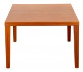 DANISH MODERN CHERRY WOOD SQUA