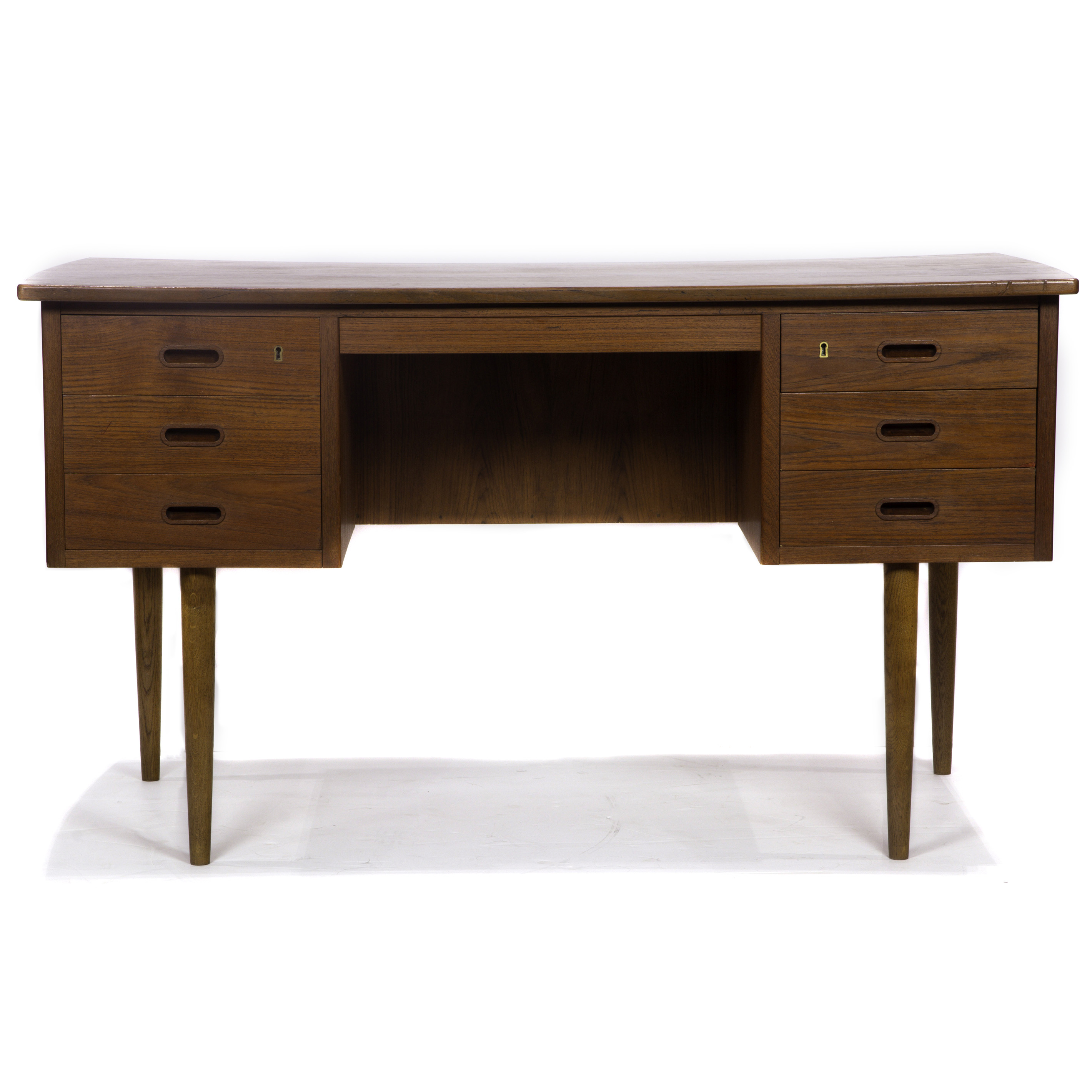 DANISH MODERN DESK, PROBABLY KAI