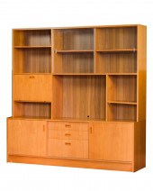 DANISH MODERN DISPLAY CABINET