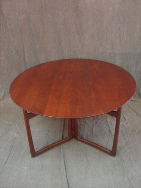 Danish Modern Drop Leaf Table.