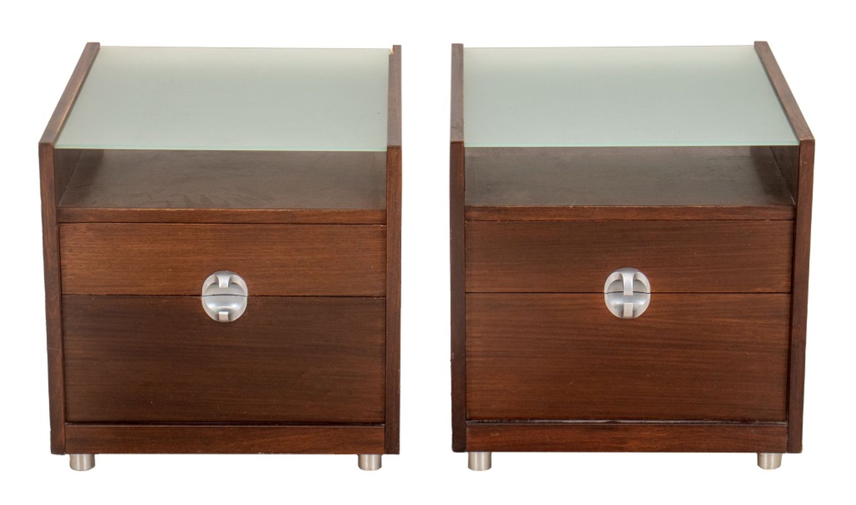 DANISH MODERN GLASS & ROSEWOOD