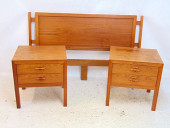 DANISH MODERN HEADBOARD WITH P