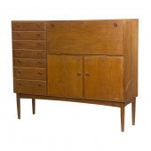 DANISH MODERN, HIGH SIDEBOARD