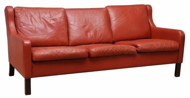 DANISH MODERN MOGENS HANSEN LEATHER