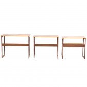 DANISH MODERN, NESTING TABLES