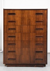 DANISH MODERN ROSEWOOD CHEST O