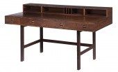 DANISH MODERN ROSEWOOD DESK BY