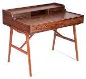 DANISH MODERN ROSEWOOD DESK BY