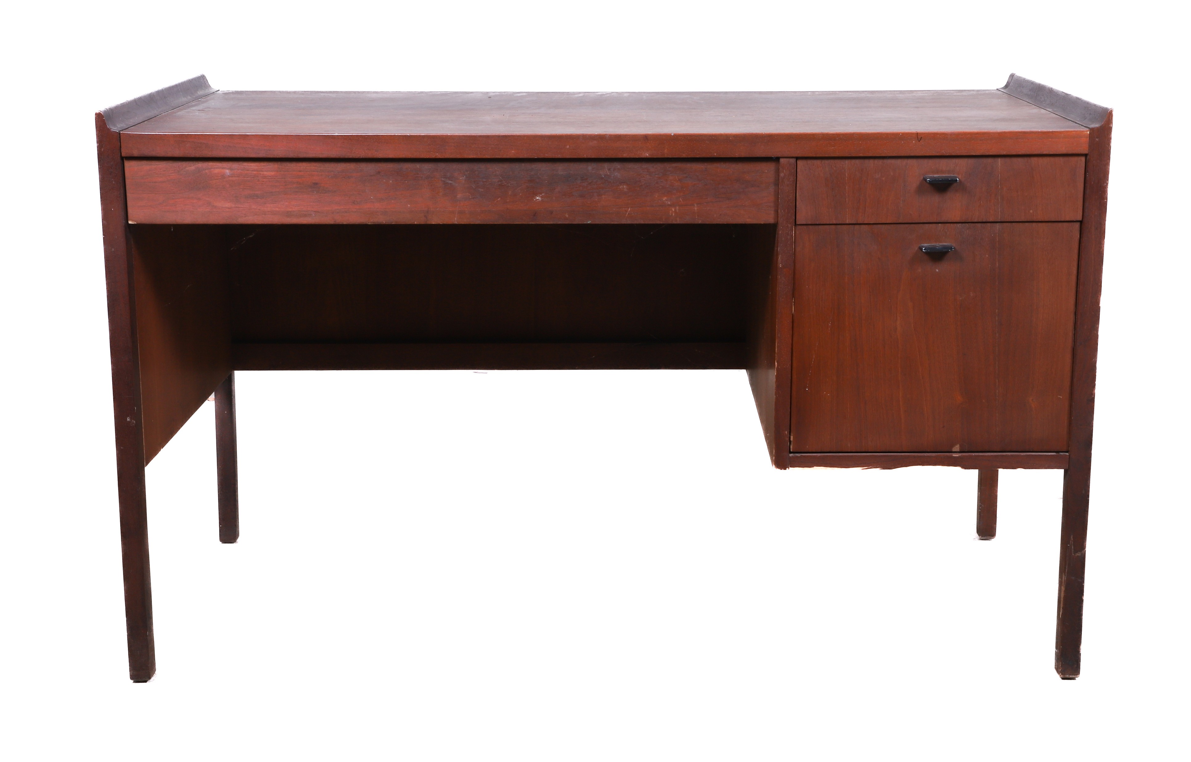 Danish Modern rosewood desk, single