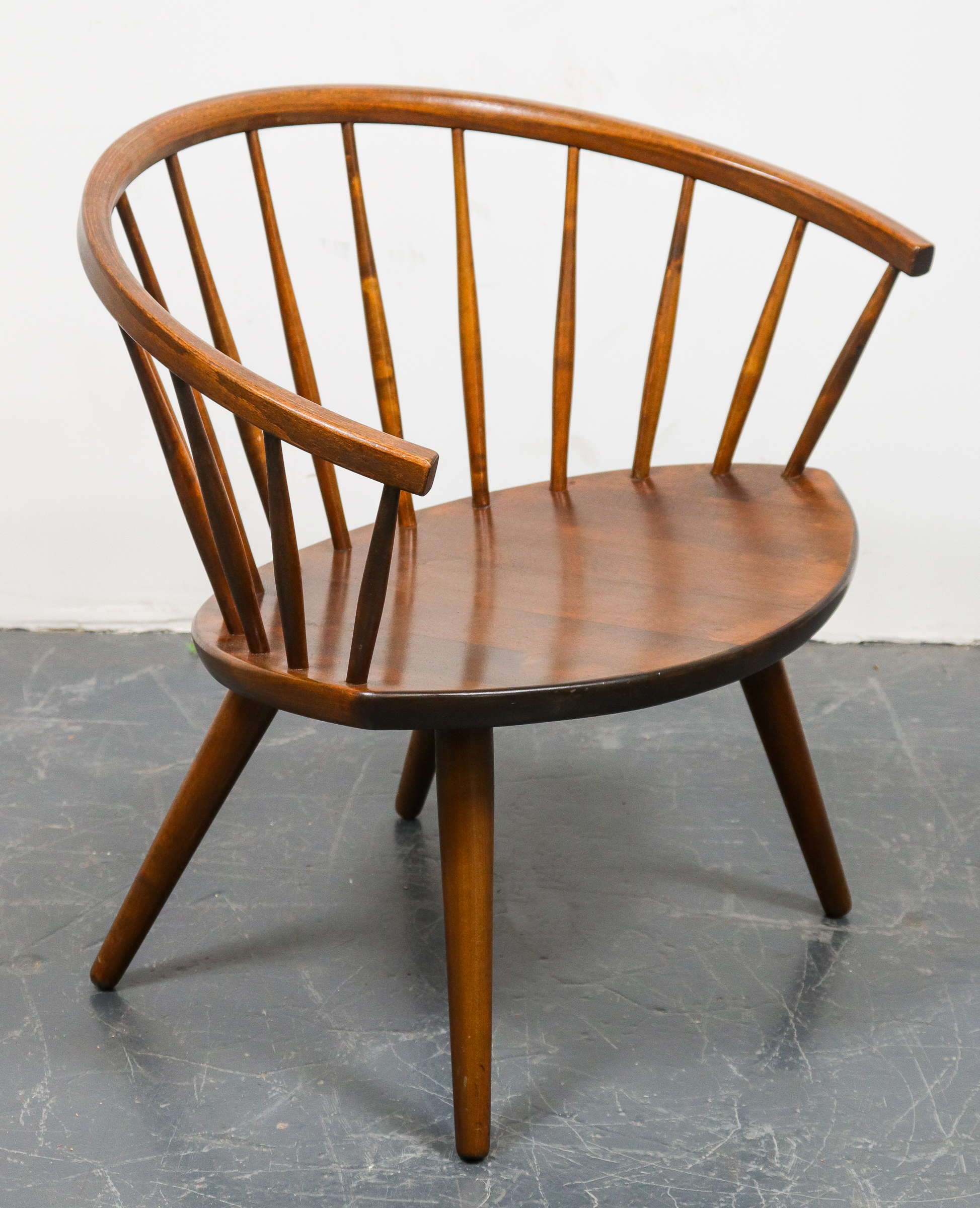 DANISH MODERN SPINDLE BACK CHAIR