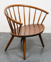 DANISH MODERN SPINDLE BACK CHA