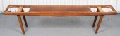 DANISH MODERN STYLE TEAK AND G