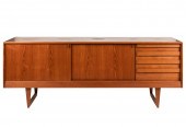 DANISH MODERN-STYLE TEAK SIDEB