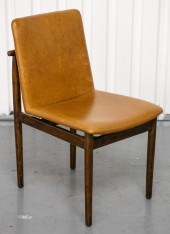 DANISH MODERN STYLE WALNUT AND