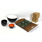 Danish Modern Tablewares. 16pc