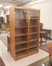 DANISH MODERN TEAK AND GLASS D