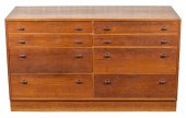 DANISH MODERN TEAK CHEST OF DR