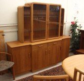 DANISH MODERN TEAK CHINA HUTCH