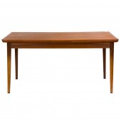 DANISH MODERN TEAK DINING TABL
