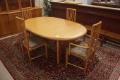 DANISH MODERN TEAK DINING TABL