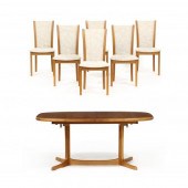 DANISH MODERN TEAK DINING TABL