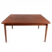 DANISH MODERN TEAK DRAW-LEAF D