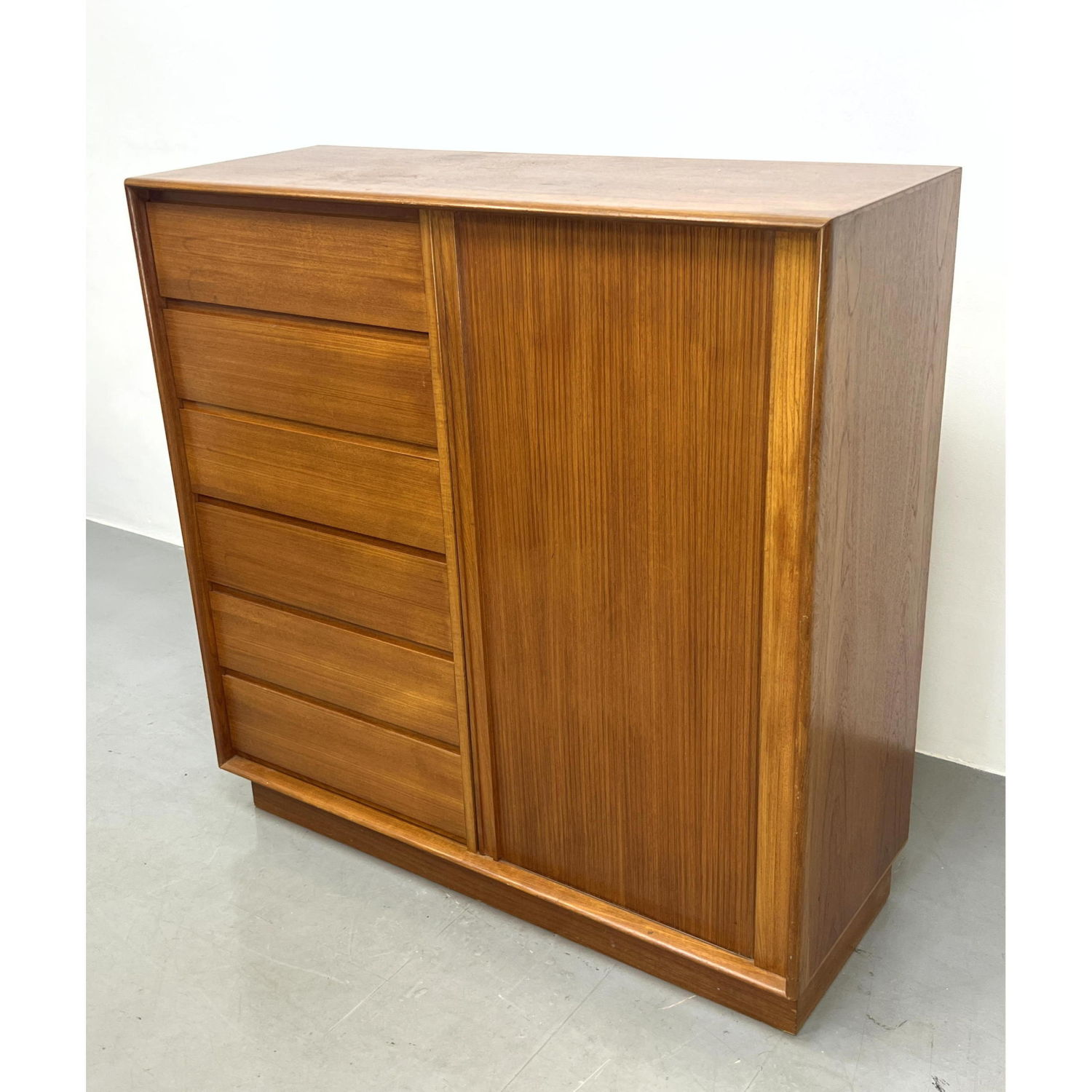 Danish Modern Teak Dresser Cabinet.