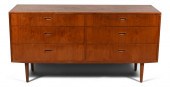 DANISH MODERN TEAK DRESSER, PO