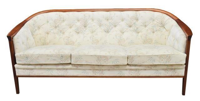 DANISH MODERN TEAK FRAME THREE-SEAT