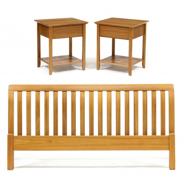 DANISH MODERN TEAK KING SIZE BED