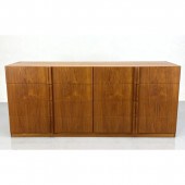 Danish Modern Teak Low Dresser