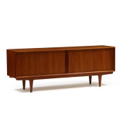 DANISH MODERN TEAK TAMBOUR SID