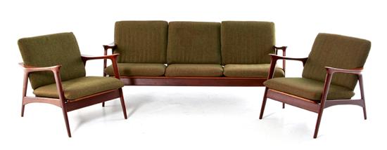 Danish Modern teak three-piece