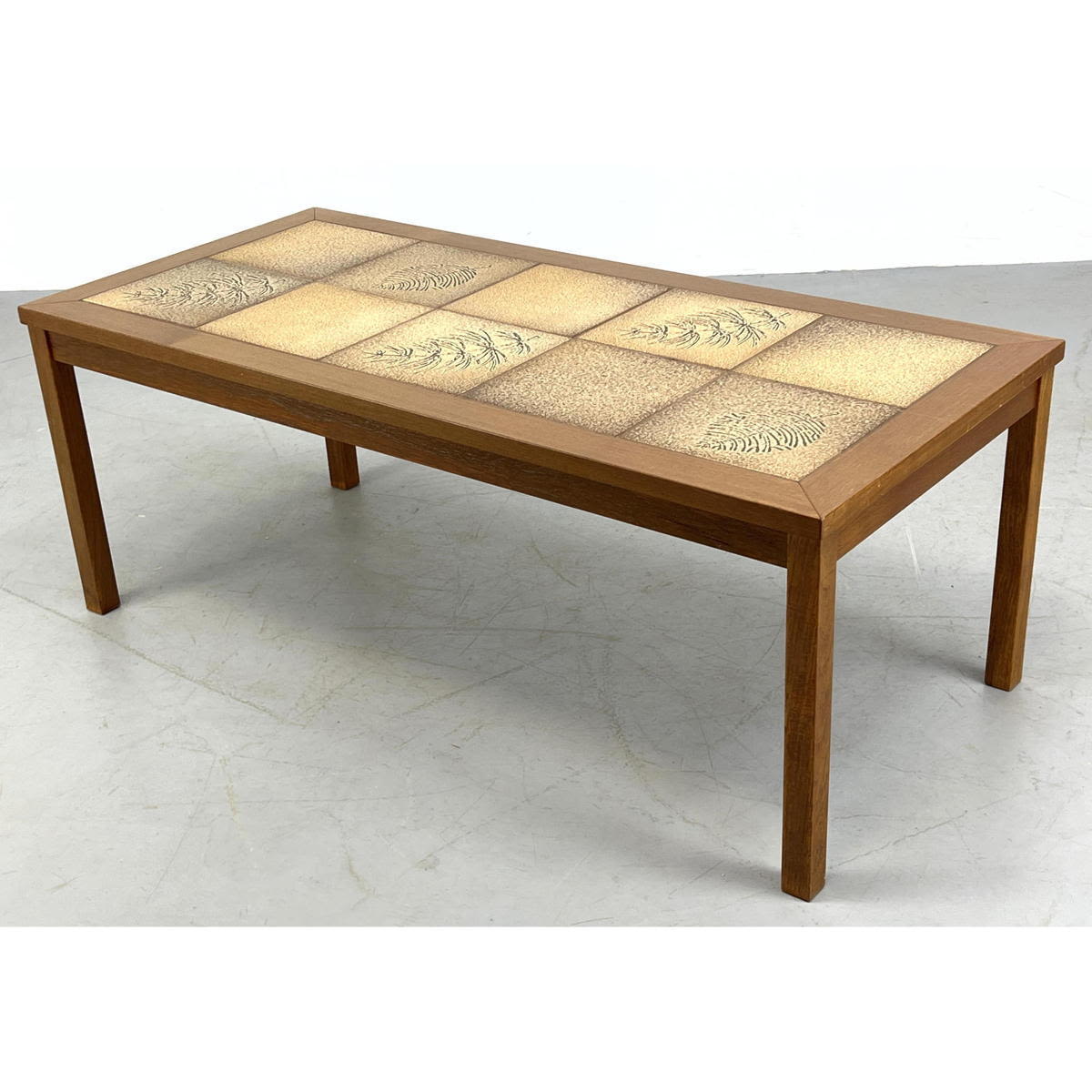 Danish Modern Teak Tile Top